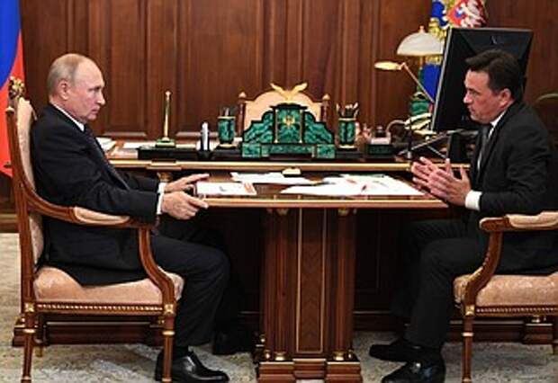 Встреча с губернатором Московской области Андреем Воробьёвым.