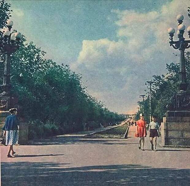 15. Бульвар Пушкина. Донецк, 1962 год