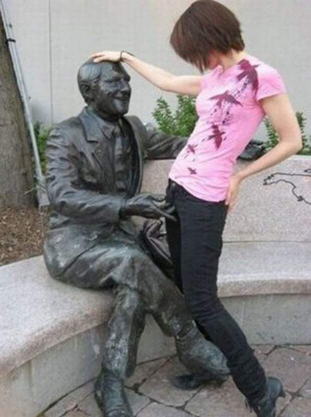 Приколы со статуями прикол, статуя, юмор
