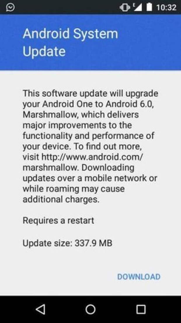 Смартфоны Android One получают Android 6.0 Marshmallow