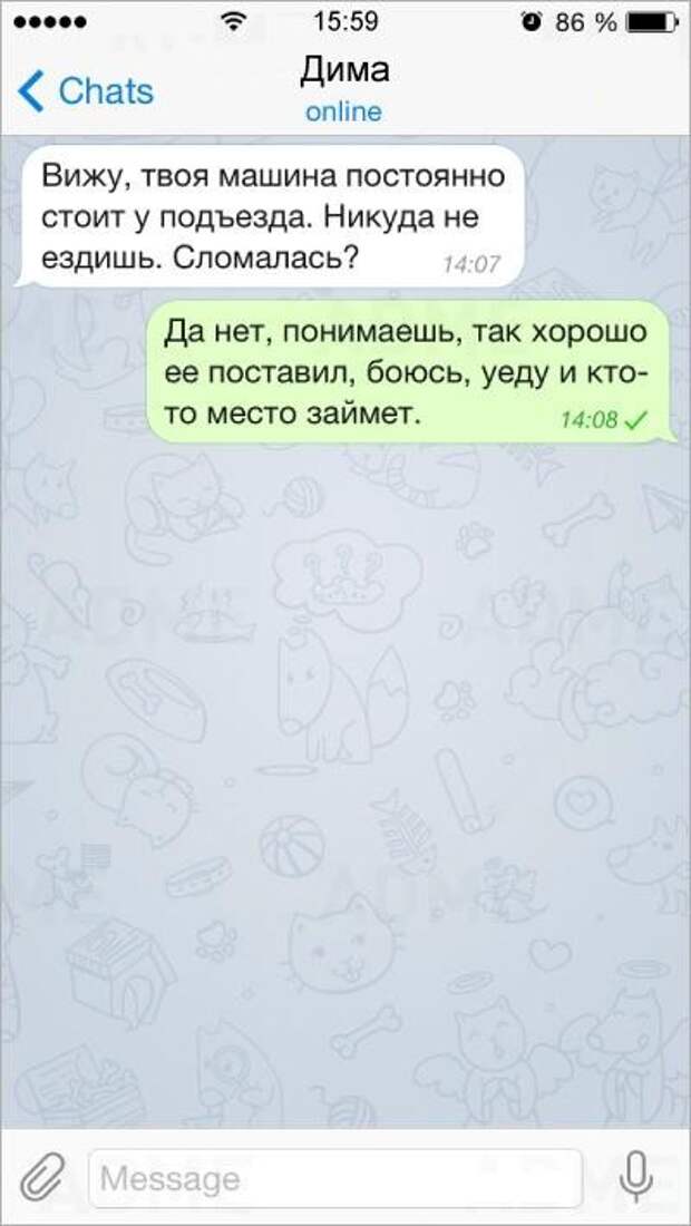15 СМС от людей с бесценным жизненным опытом смс, юмор
