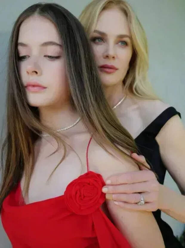 Николь Кидман с дочерью Фэйт