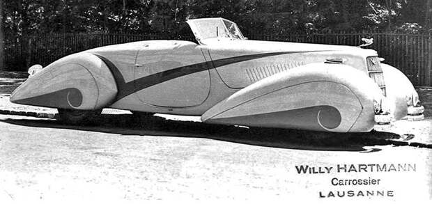 Двухместный кабриолет Cadillac V16 Series 90 1937 Hartmann, cadillac, кабриолет, олдтаймер, ретро атвомобиль