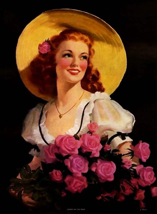 Красотки! Художник-иллюстратор Art Frahm (1907-1981)