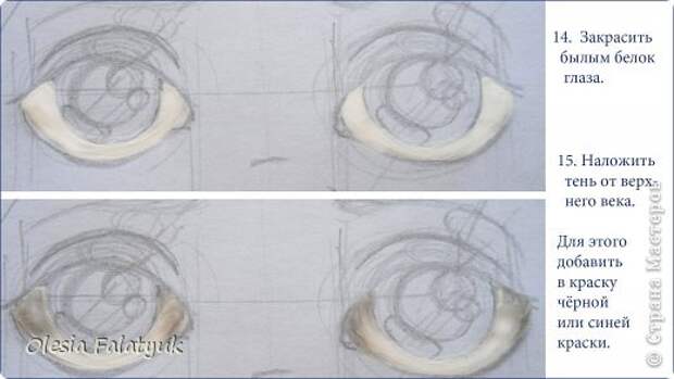 Мастер-класс Урок рисования Рисование и живопись Как я рисую лица своим куклам Дети Краска фото 15