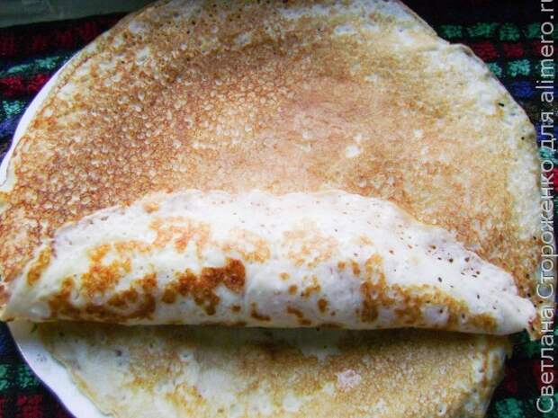 Блинчики с творогом и тыквой Блинчики с творогом и тыквой
