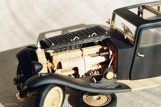 Деревянные модели автомобилей от Алексея Сафонова моделизм, модель, модель из дерева