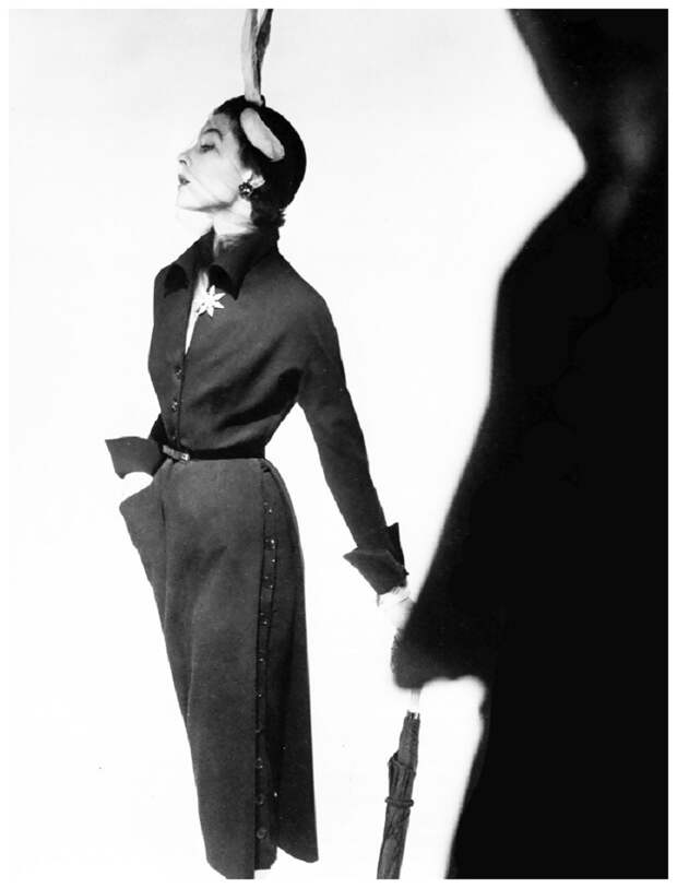 Bettina modelling Jacques Fath dress,Vogue 1950  Photo Horst P.Horst.jpg