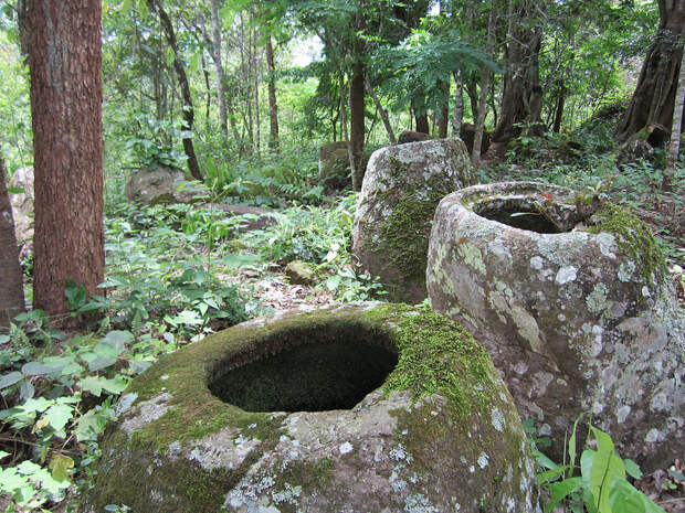 Долина кувшинов в Лаосе. Фото