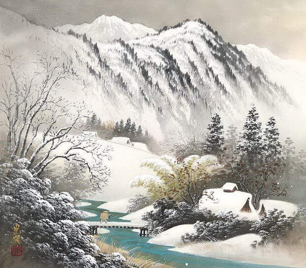 Восточные рисунки Koukei Kojima Восточные рисунки Koukei Kojima
