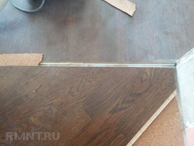 Укладка паркетной доски на пробковую подложку