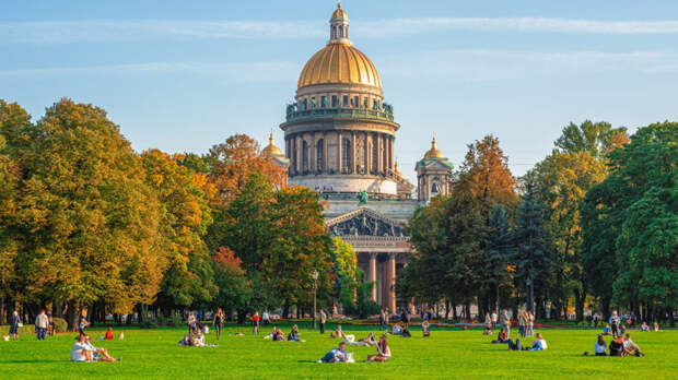 Температура воздуха в Санкт-Петербурге бьет рекорды третий день подряд