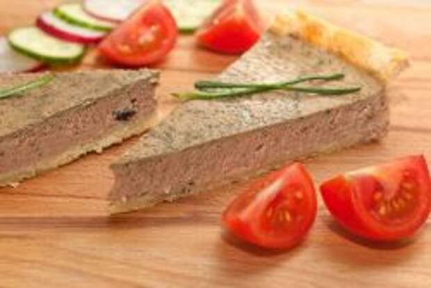 Рецепт простого печеночного пирога из говяжьей печени