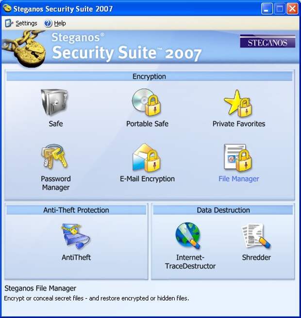 Steganos Security Suite 2007
