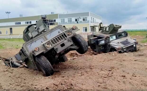 Брошенная техника ВСУ на границе Белгородской области.