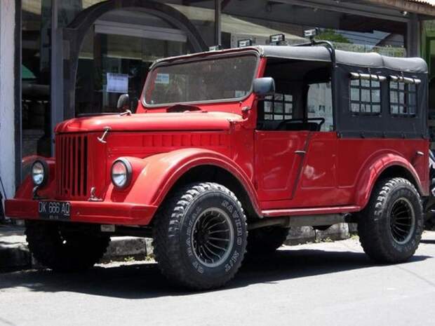 Наш "Козлик" в далекой Индонезии авто, газ, газ-69, индонезия