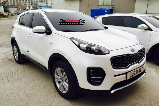 Базовый KIA Sportage нового поколения показался на «живых» фото