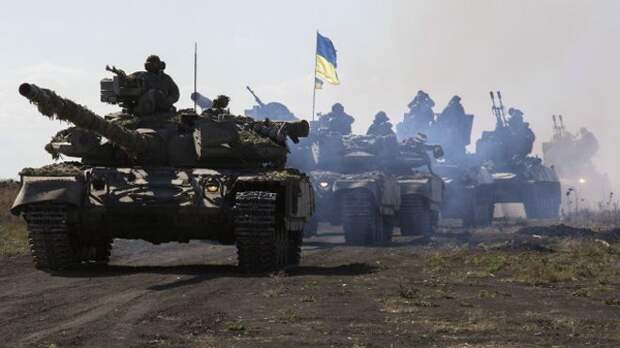 Украинские военные в Донецкой области