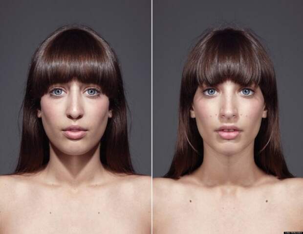 Как бы выглядели люди с абсолютно симметричными лицами