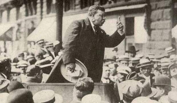 Теодор Рузвельт — покушение на убийство не повод отменить речь
