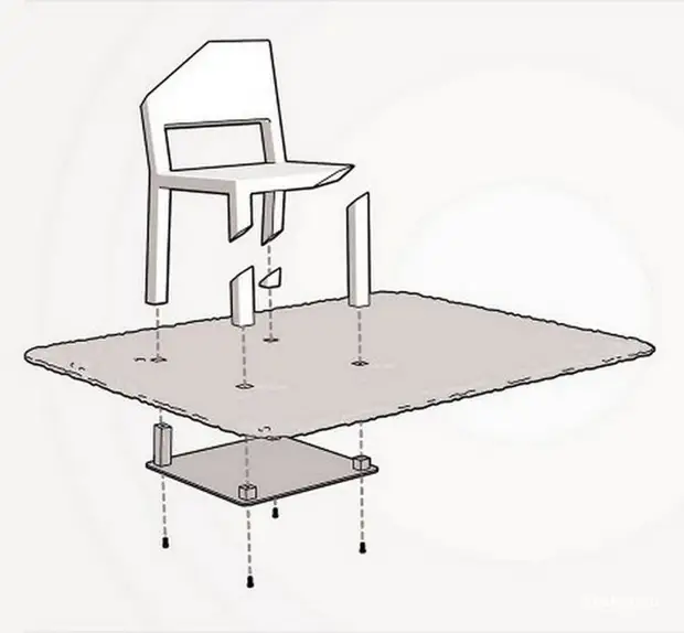 Левитирующий стол своими руками чертежи на цепях