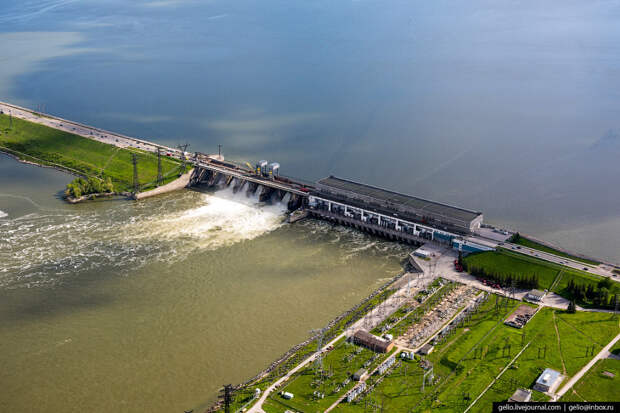 Новосибирская ГЭС в объективе