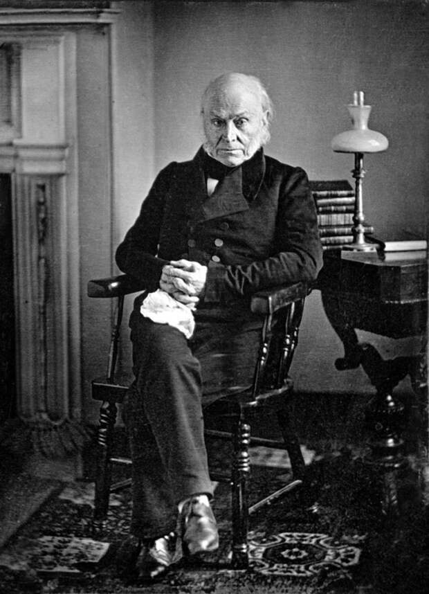 Древнейшая из известных фотография президента США - 1843 год интересно, история, факты, фото