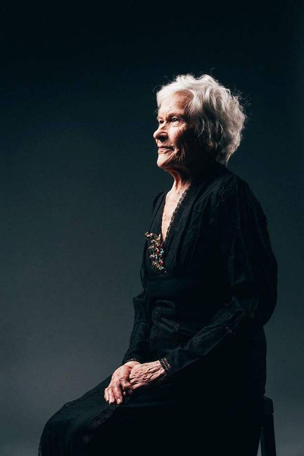 Ей 94 и она прекрасна! Поразительная работа фотохудожника и стилиста-визажиста бабушка, фотография