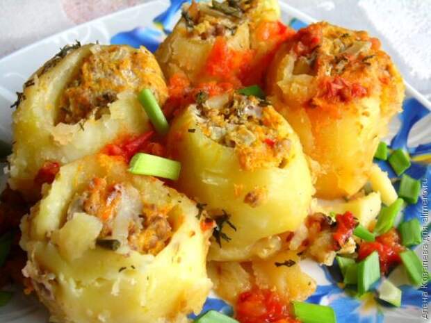 Фаршированный картофель Фаршированный картофель