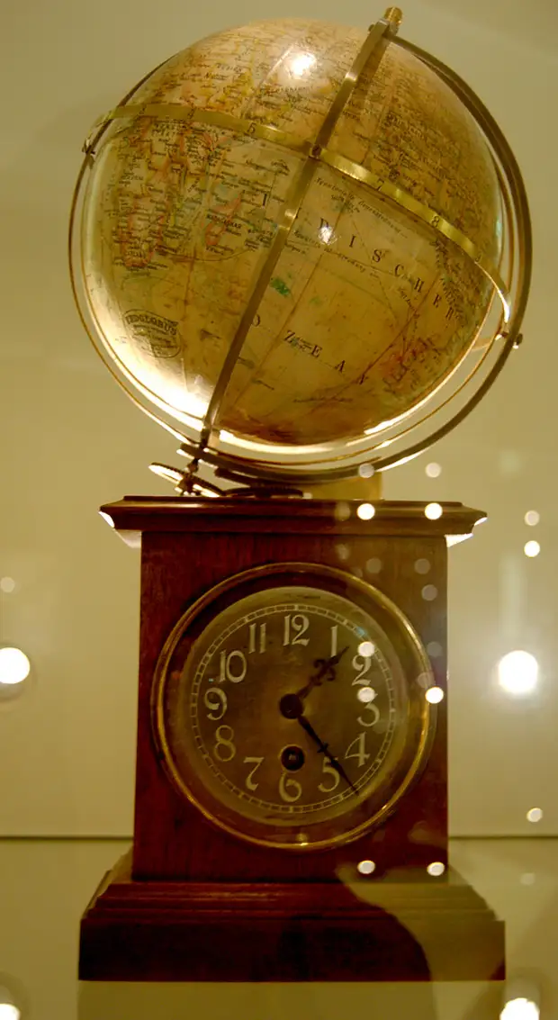Часы глобус