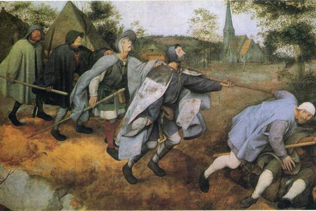 Питер Брейгель Старший. Слепые. 1568