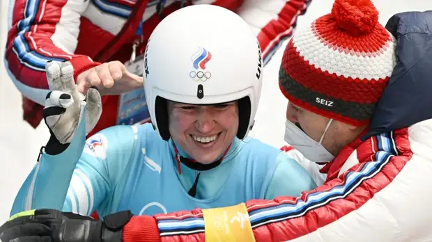 «Рада так, словно завоевала золото»: саночница Иванова о бронзе Игр, травме ноги, шутке над ПЦР-тестами и чувстве страха