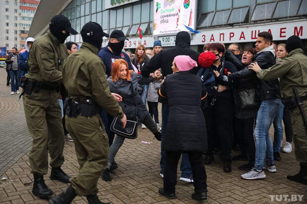 Митинг в поддержку Колесниковой в Минске
