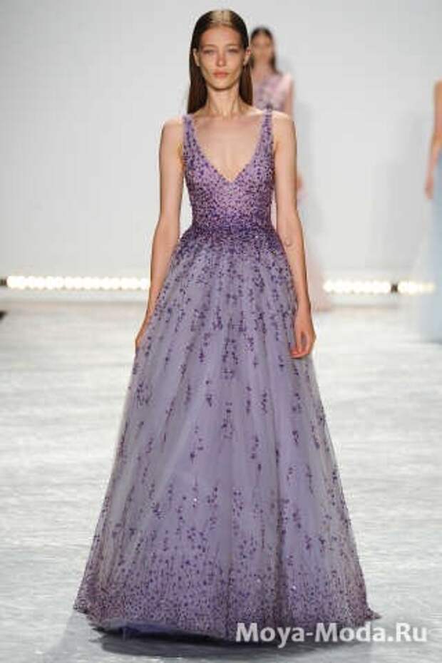 Модные сарафаны весна-лето 2015 Monique Lhuillier
