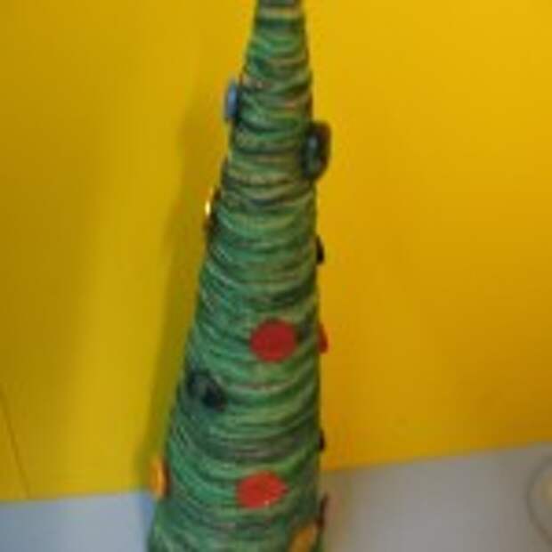 Ажурная елочка своими руками