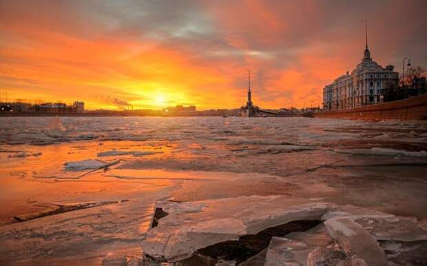 Рассветы и закаты в Санкт-Петербурге