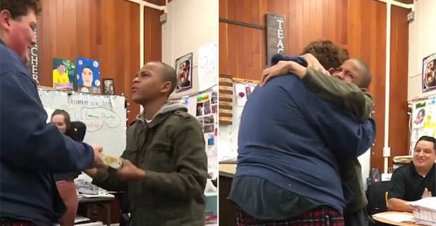 Students Surprise Classmate With A Nintendo 3DS After His Was Stolen