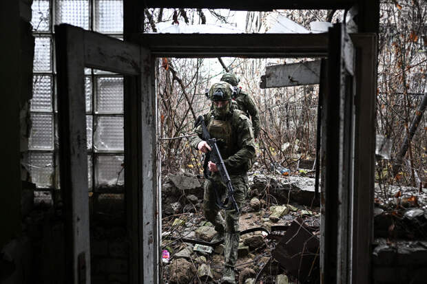 МО: российские бойцы освободили село Белогорье в Запорожской области