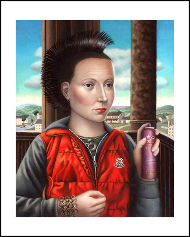 Девушка с ирокезом. Автор: Amy Hill. Девушка с ирокезом. Автор: Amy Hill.