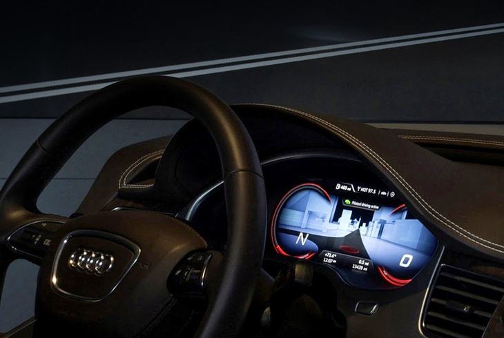 Обновлённый премиальный седан A8 от Audi будет комплектоваться системой автоматического контроля за дорогой