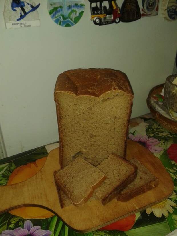 Бездрожжевой ржаной хлеб в хлебопечке : мастер-класс