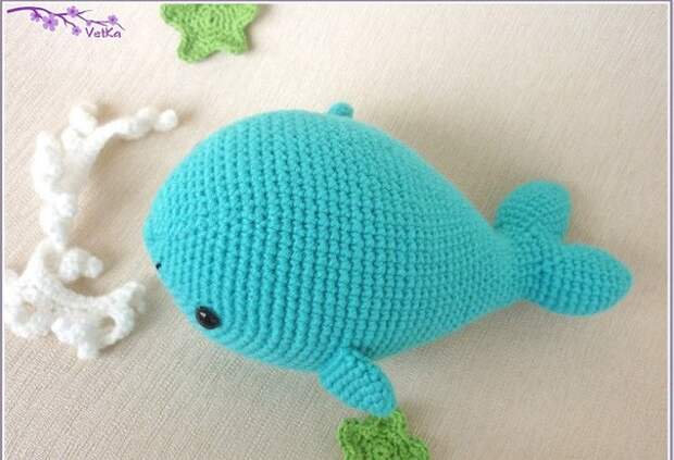 Китенок. Игрушки вязанные крючком
