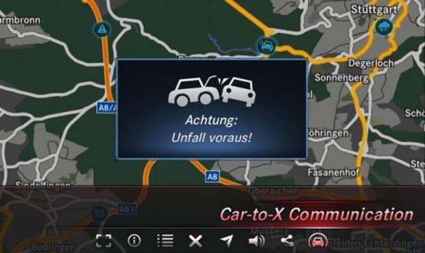 Автомобили Mercedes Benz научатся общаться в 2014 году