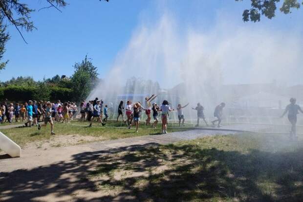 В санатории ´Радуга´ спасатели напомнили о безопасности. Бобруйск.
