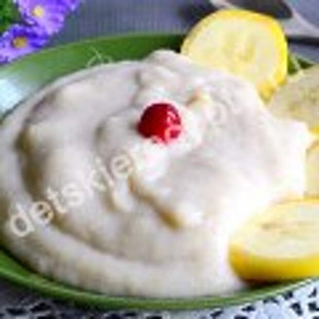 Манная каша с бананом
