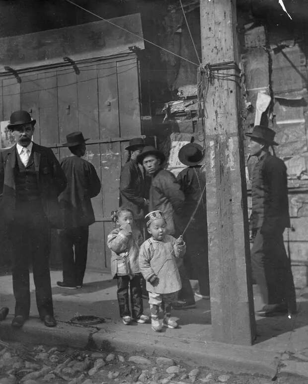 Чайна-таун в Сан-Франциско перед землетрясением 1906 года