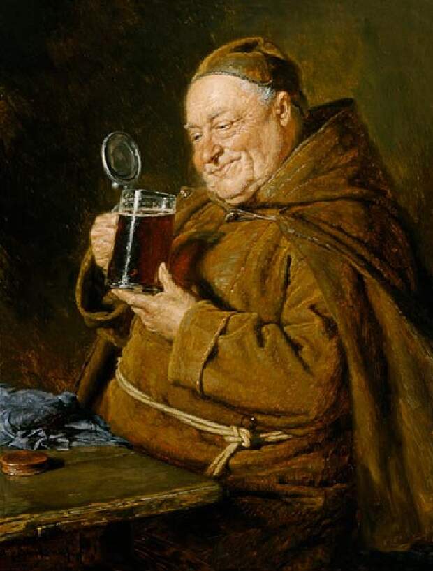 Дегустация пива. Автор: Эдуард фон Грютцнер.