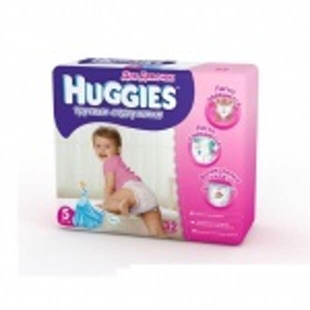 Трусики-подгузники Huggies Little Walkers для девочек 5 (13-17 кг) 32 шт.