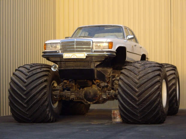 Mercedes W116 бигфут, внедорожник, джип