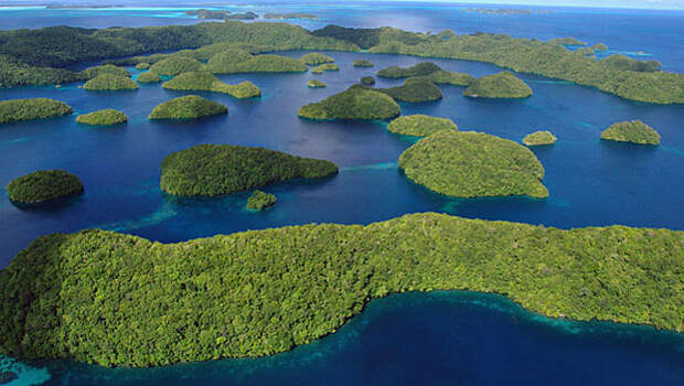Палау – маленькое островное государство в Микронезии.
